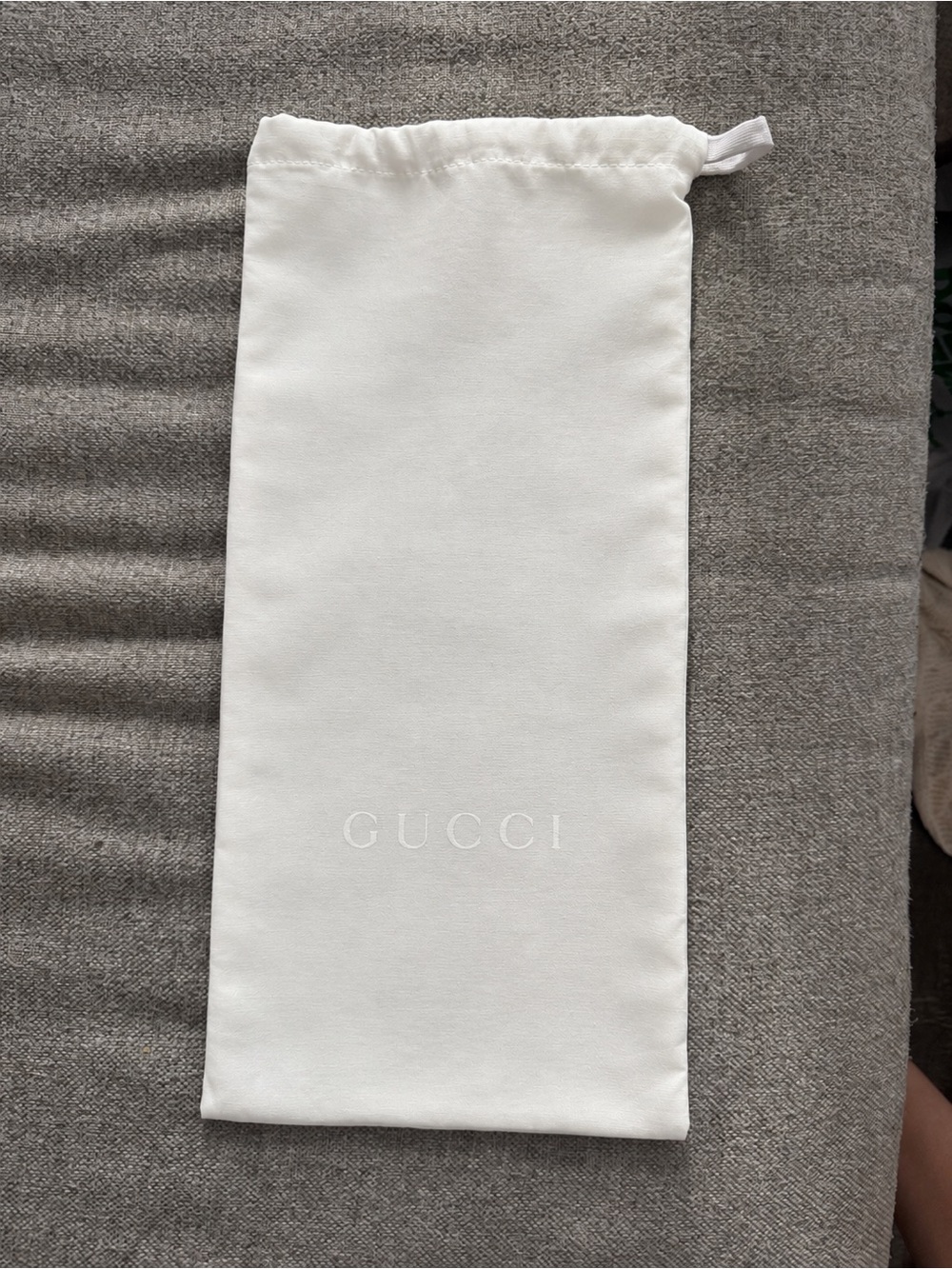 AUTH Gucci Logo shoe dust bag